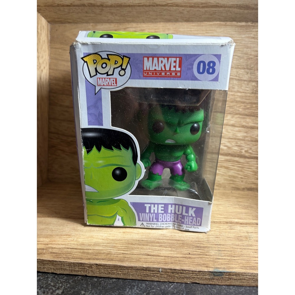 Funko Pop Marvel Universe The Hulk 08 Vinyl Bobble-Head Figure Avengers